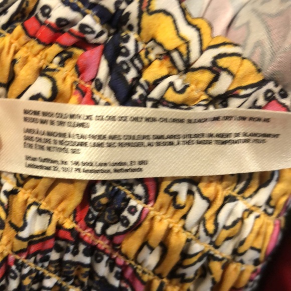 Anthropologie cut out one side smocked waist long dress size XL - NWT - Picture 11 of 11